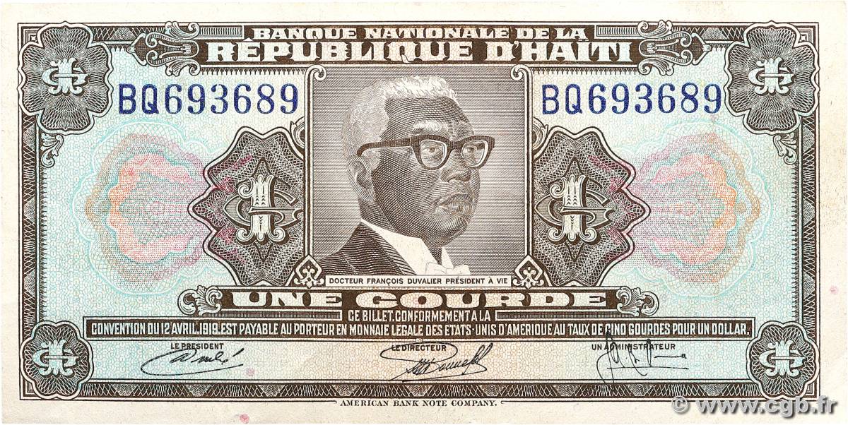 1 Gourde HAÏTI  1979 P.200 TTB+