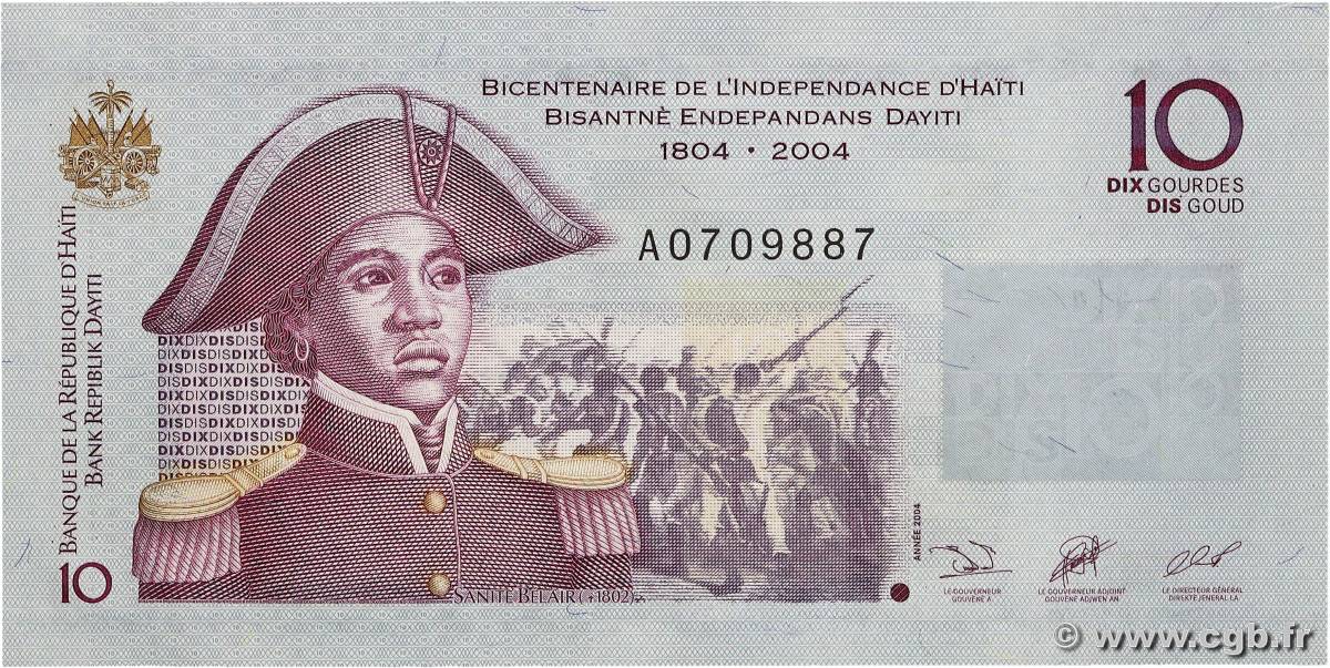 10 Gourdes HAÏTI  2004 P.272a ST