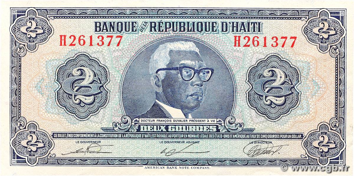 2 Gourdes HAÏTI  1980 P.231 XF