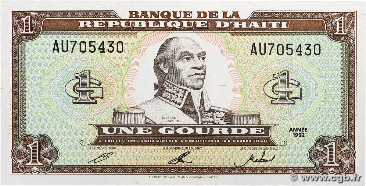 1 Gourde HAÏTI  1992 P.259a UNC