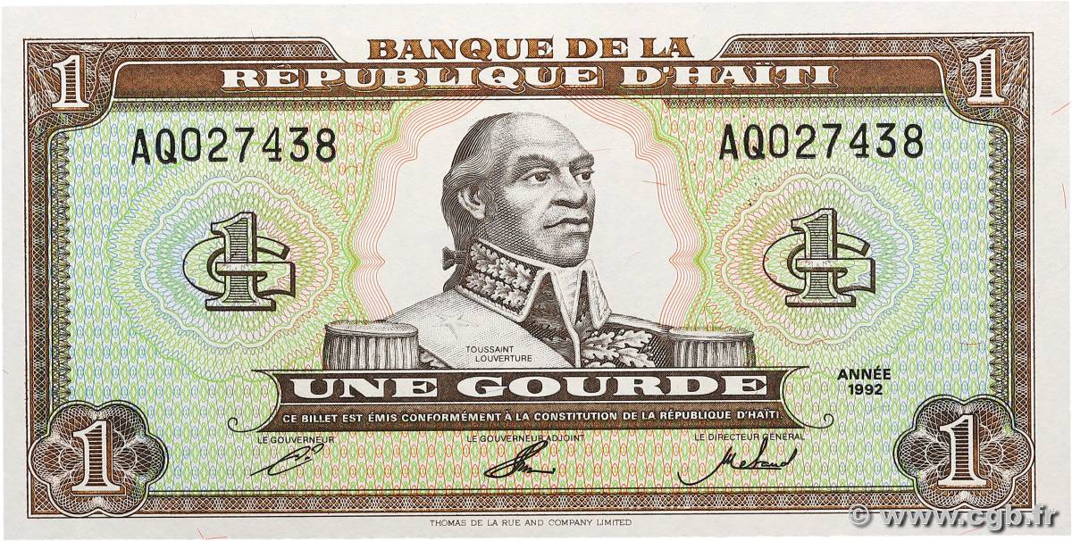 1 Gourde HAÏTI  1992 P.259a NEUF