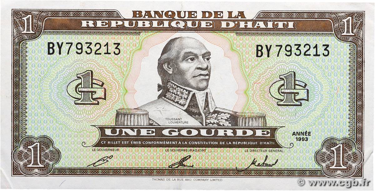 1 Gourde HAÏTI  1993 P.259a XF