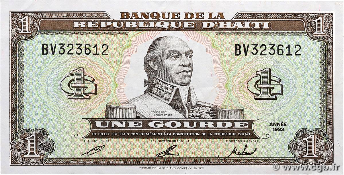 1 Gourde HAÏTI  1993 P.259a VF+