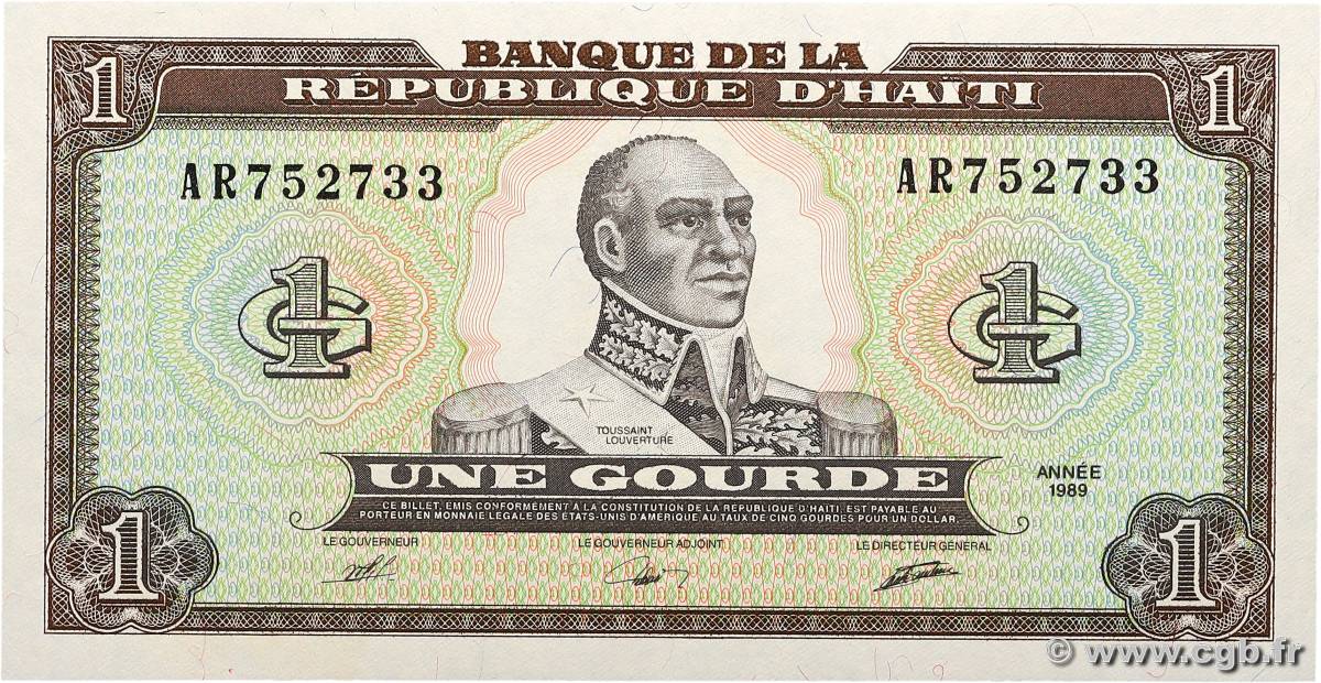 1 Gourde HAÏTI  1989 P.253a NEUF