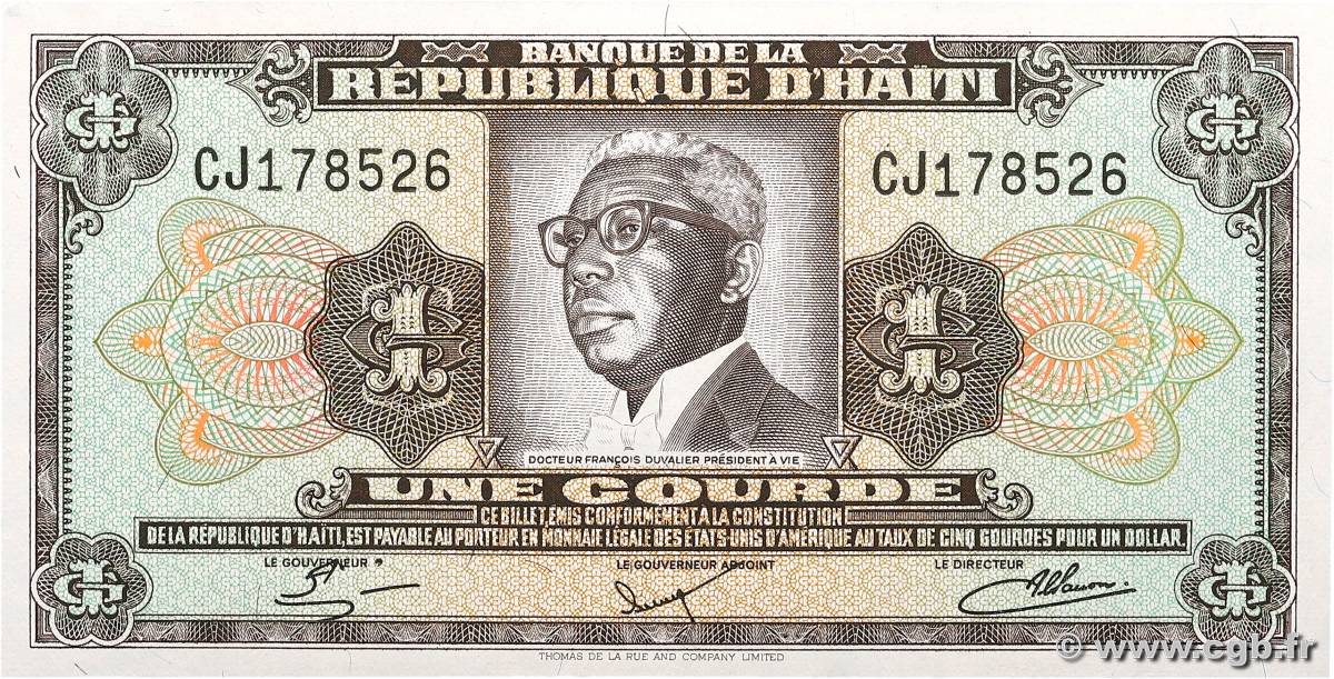 1 Gourde HAÏTI  1979 P.239 q.FDC