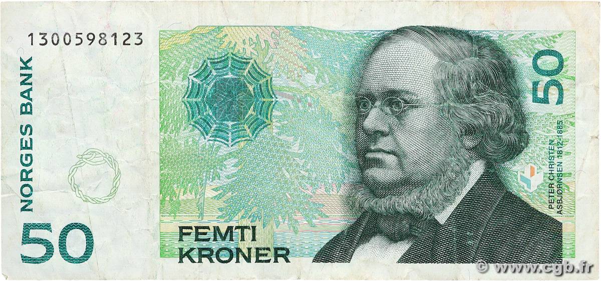 50 Kroner NORVÈGE  1996 P.46a TB