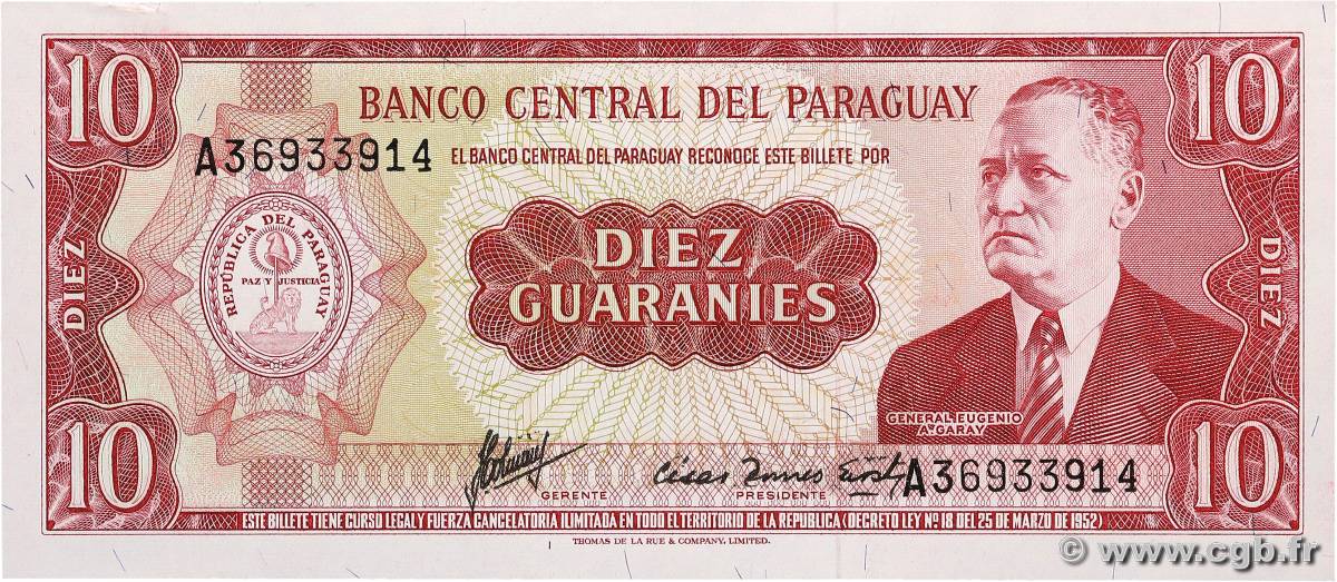 1 Guarani PARAGUAY  1952 P.185a TTB+