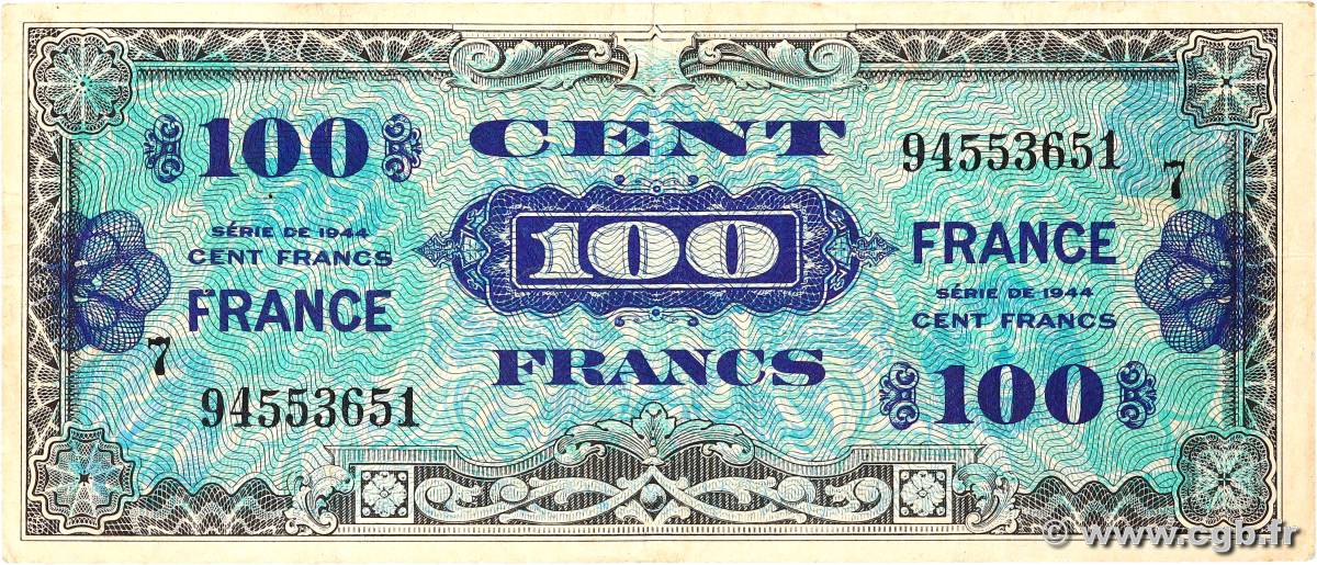 100 Francs FRANCE FRANCE  1945 VF.25.07 F+