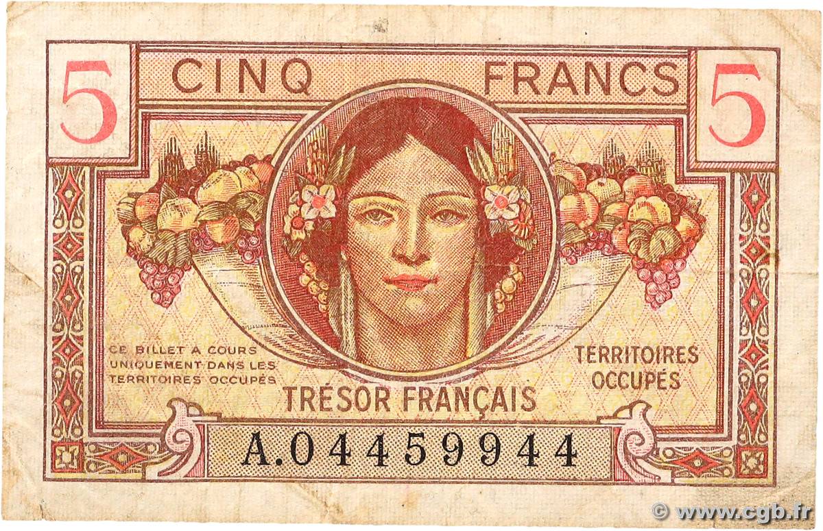 5 Francs TRÉSOR FRANÇAIS FRANCE  1947 VF.29.01 F