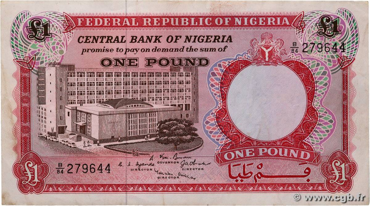 1 Pound NIGERIA  1697 P.08 TTB+