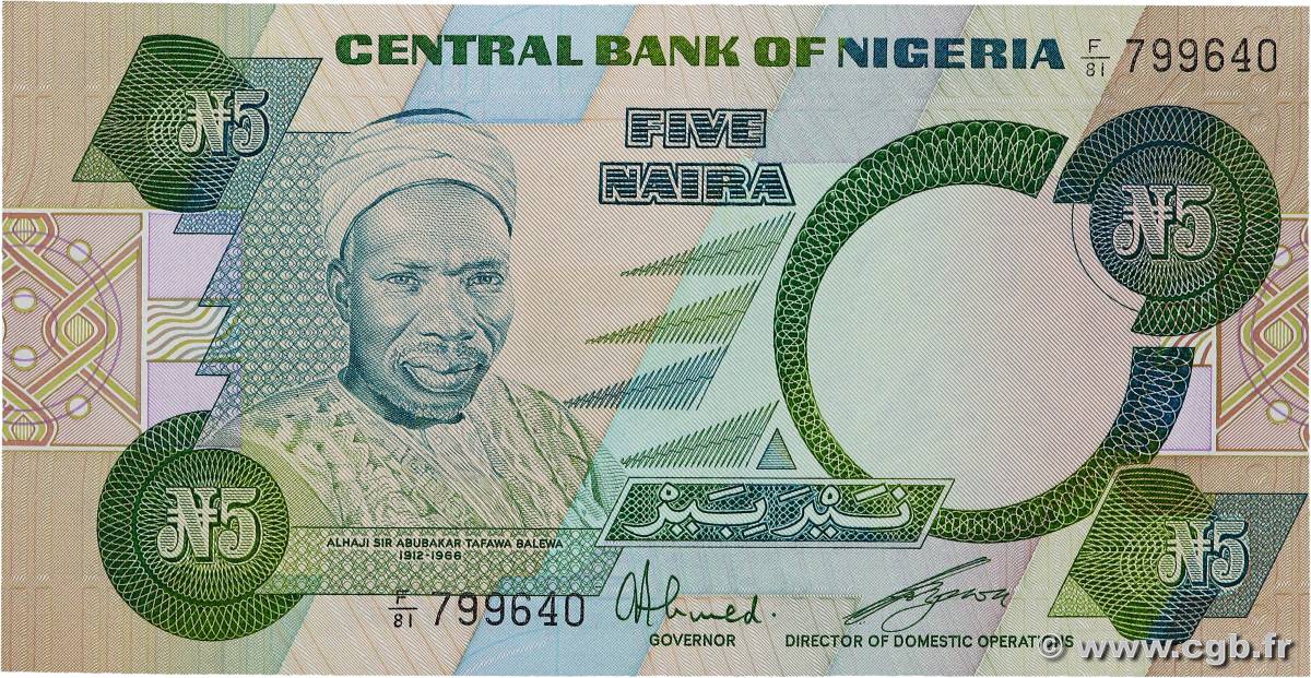 5 Naira NIGERIA  1979 P.20c FDC