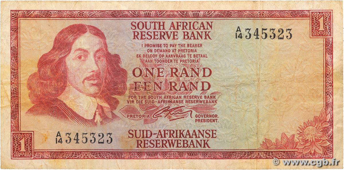 1 Rand SOUTH AFRICA  1966 P.109a F