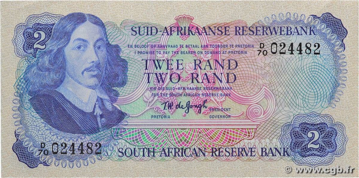 2 Rand SUDAFRICA  1974 P.117a SPL