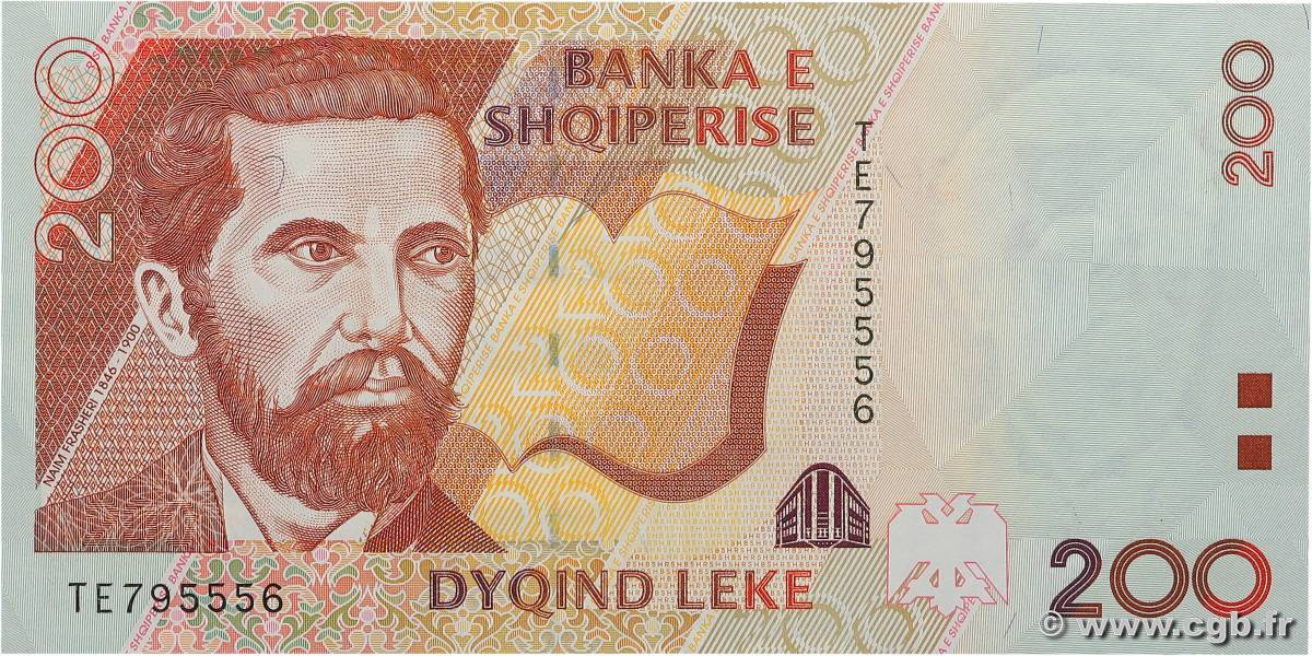 200 Lekë ALBANIA  2001 P.67 XF