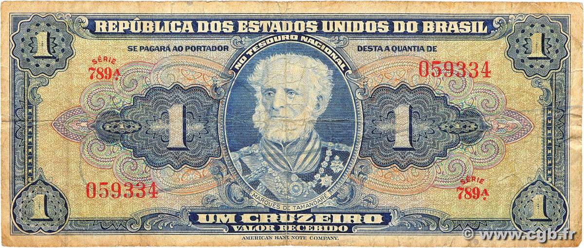 1 Cruzeiro BRASIL  1944 P.132 RC