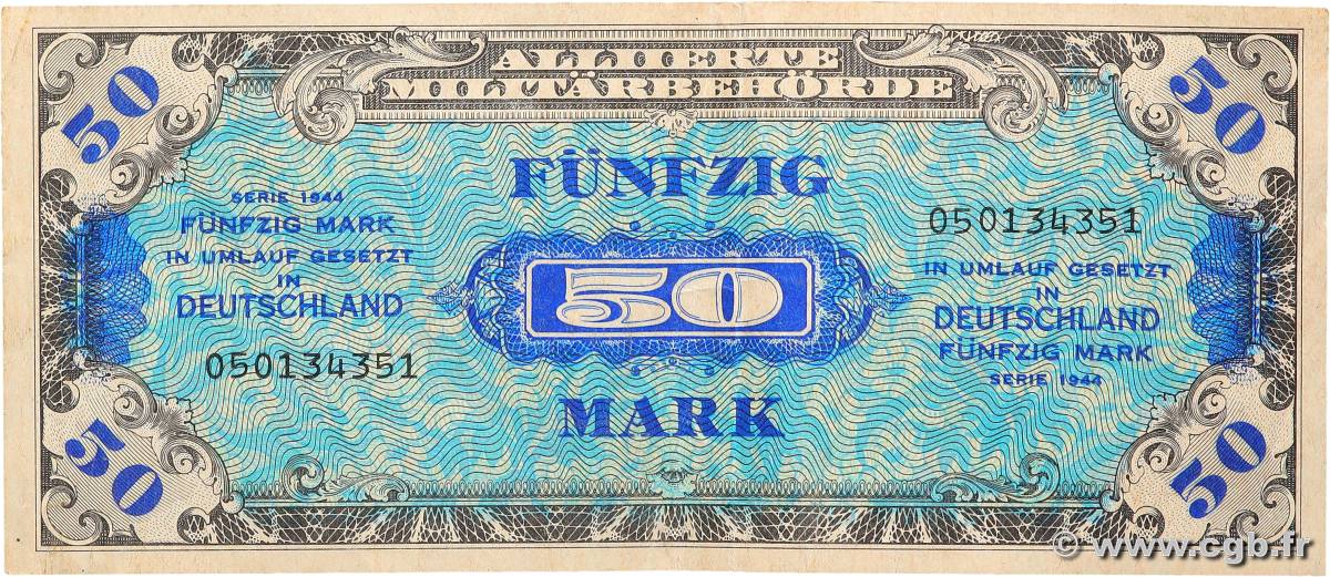 50 Mark ALLEMAGNE  1944 P.196a TTB