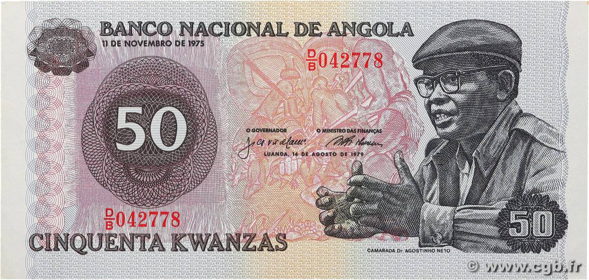 50 Kwanzas ANGOLA  1979 P.114 EBC+