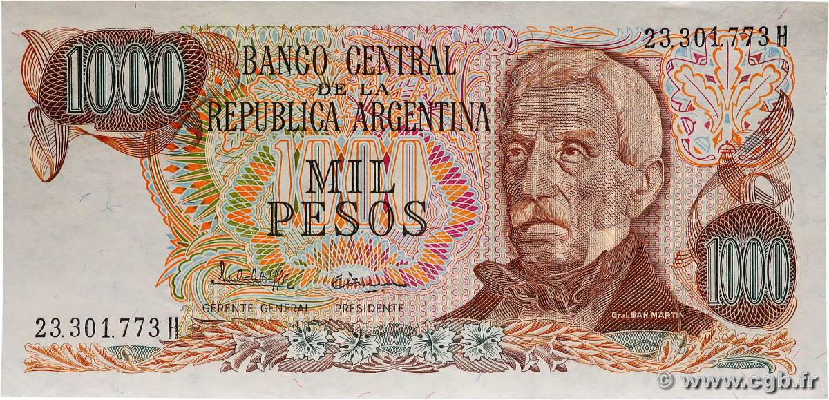 1000 Pesos ARGENTINA  1976 P.304c UNC-