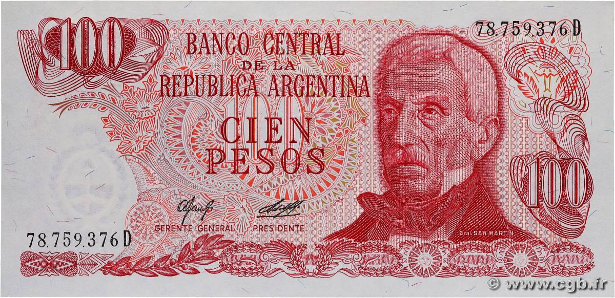 100 Pesos ARGENTINIEN  1976 P.302a ST