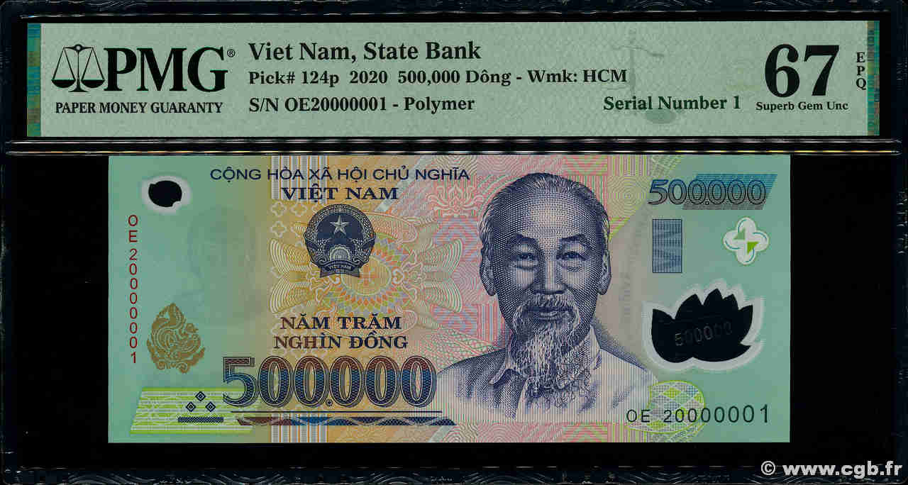 500000 Dong Numéro spécial VIET NAM   2020 P.124p NEUF