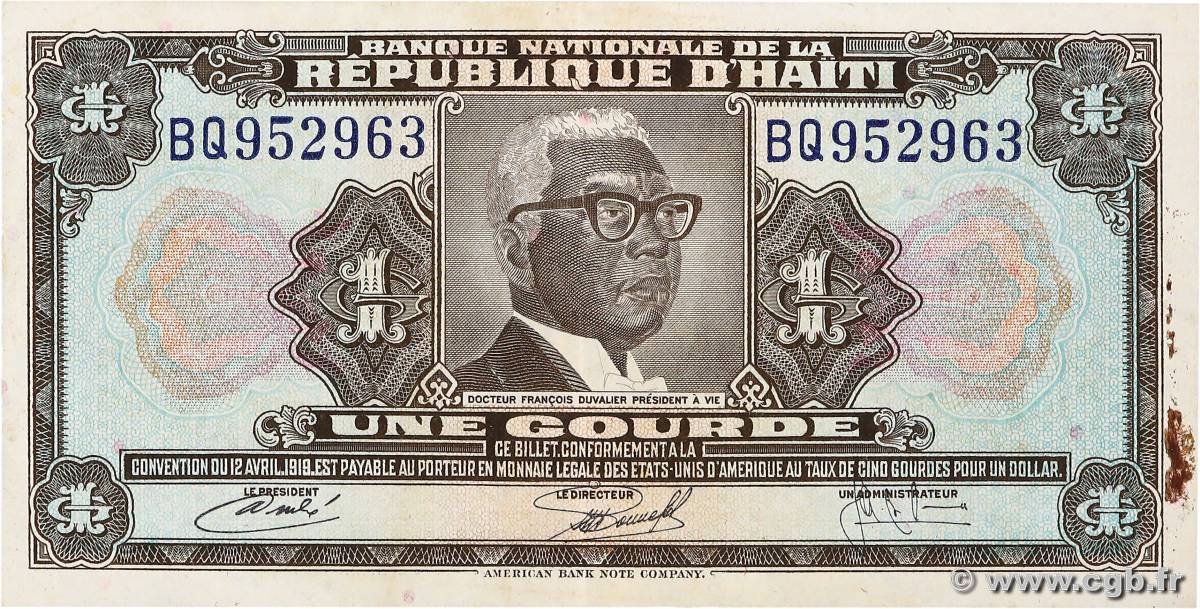 1 Gourde HAÏTI  1979 P.200 SUP
