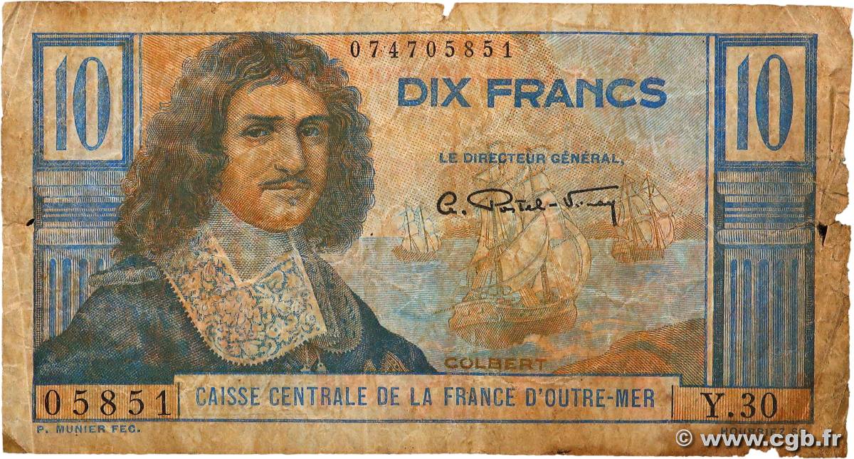 10 Francs Colbert AFRIQUE ÉQUATORIALE FRANÇAISE  1946 P.21 B