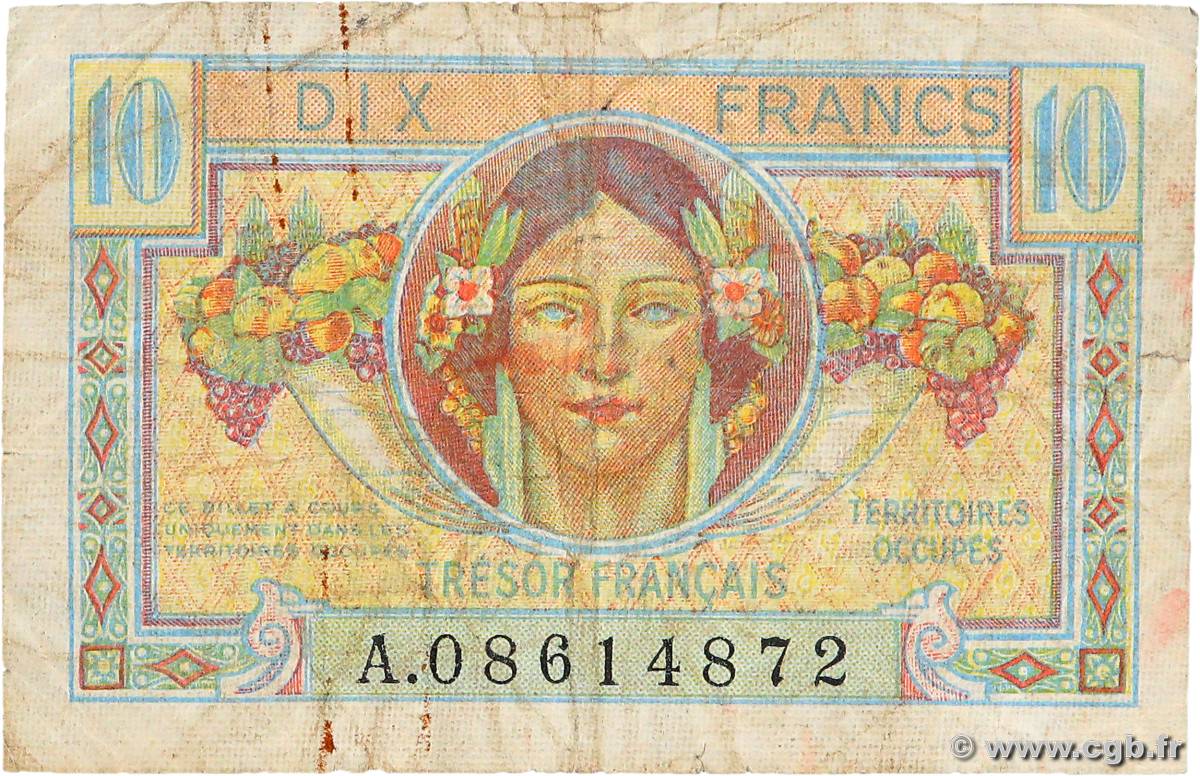 10 Francs TRÉSOR FRANÇAIS FRANCE  1947 VF.30.01 F