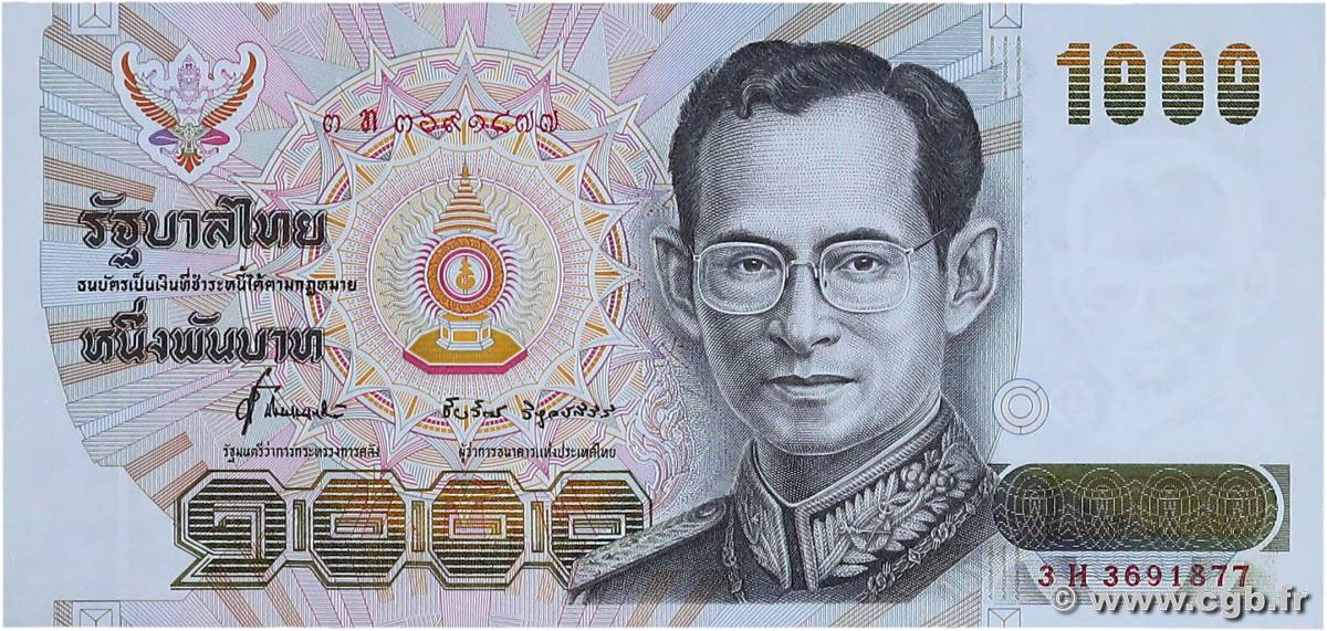 1000 Baht THAILAND  1992 P.092 UNC