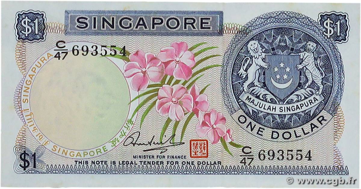 1 Dollar SINGAPOUR  1972 P.01d pr.NEUF