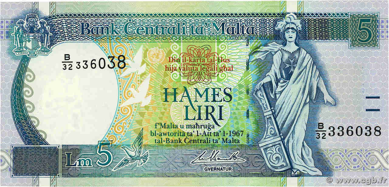 5 Liri MALTE  1994 P.46d UNC-