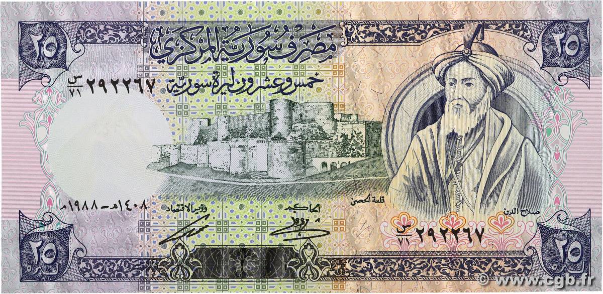 25 Pounds SYRIA  1988 P.102d UNC-