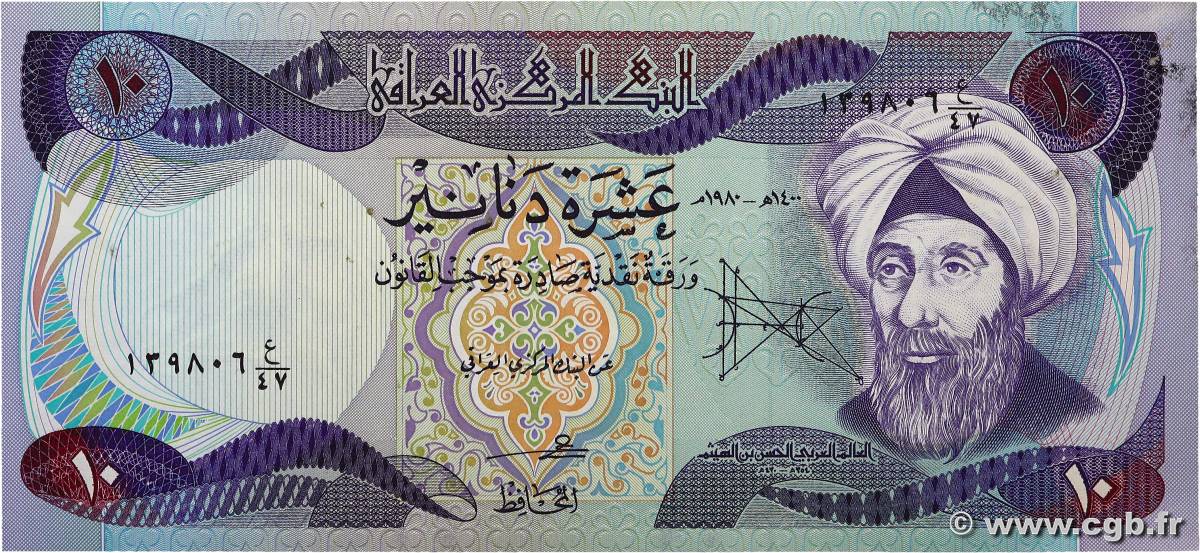 10 Dinars IRAQ  1980 P.071a q.SPL