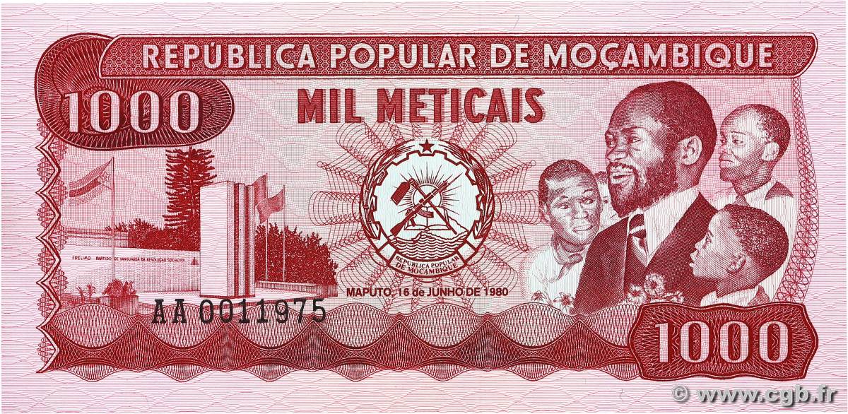 1000 Meticais MOZAMBIQUE  1980 P.128 UNC