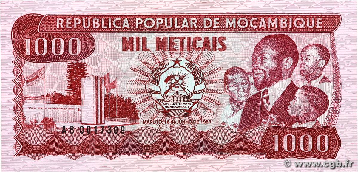 1000 Meticais MOZAMBIK  1983 P.132a ST