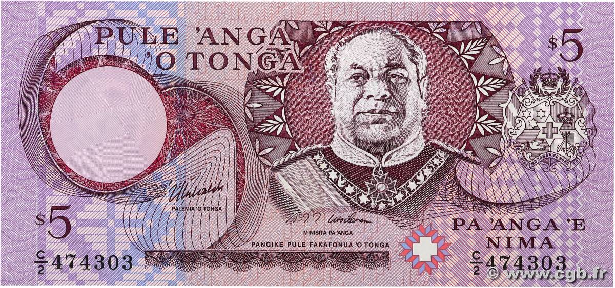 5 Pa anga TONGA  1995 P.33c UNC