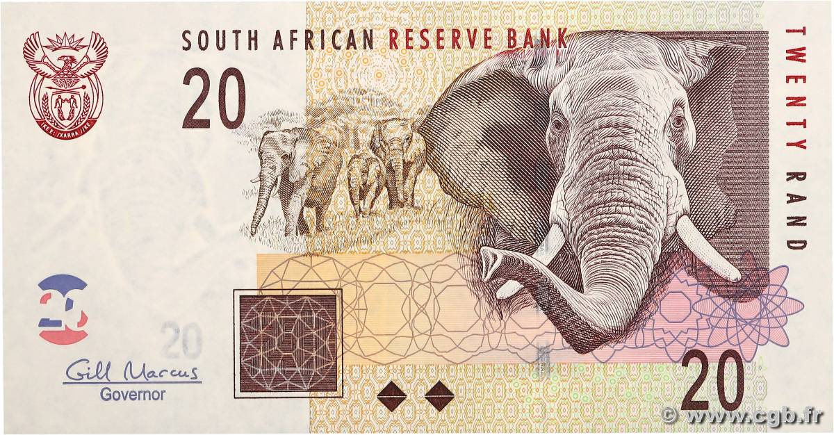 20 Rand AFRIQUE DU SUD  2009 P.129b NEUF