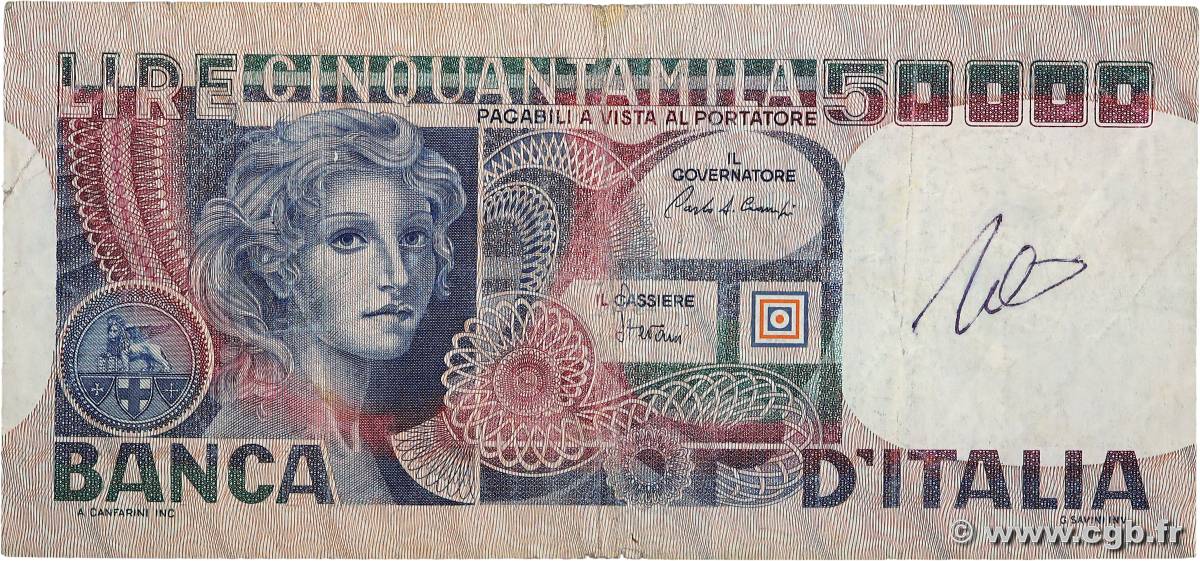 50000 Lire ITALIA  1980 P.107c RC+