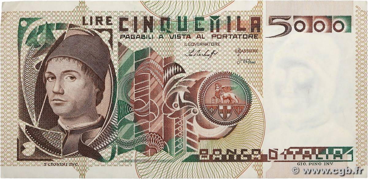 5000 Lire ITALY  1979 P.105a VF