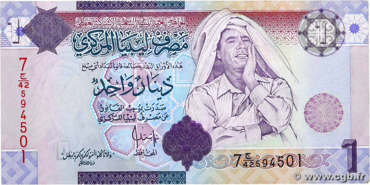 1 Dinar LIBIA  2009 P.71 SPL+