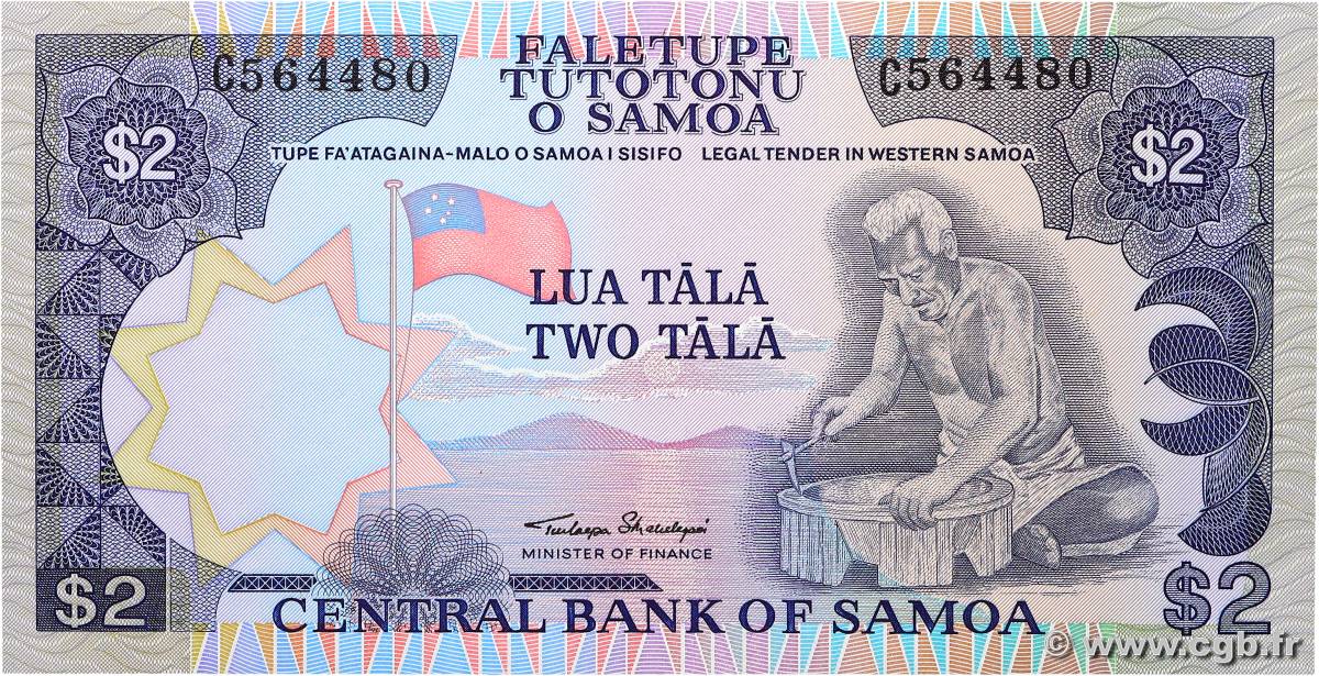 2 Tala SAMOA  1985 P.25 UNC