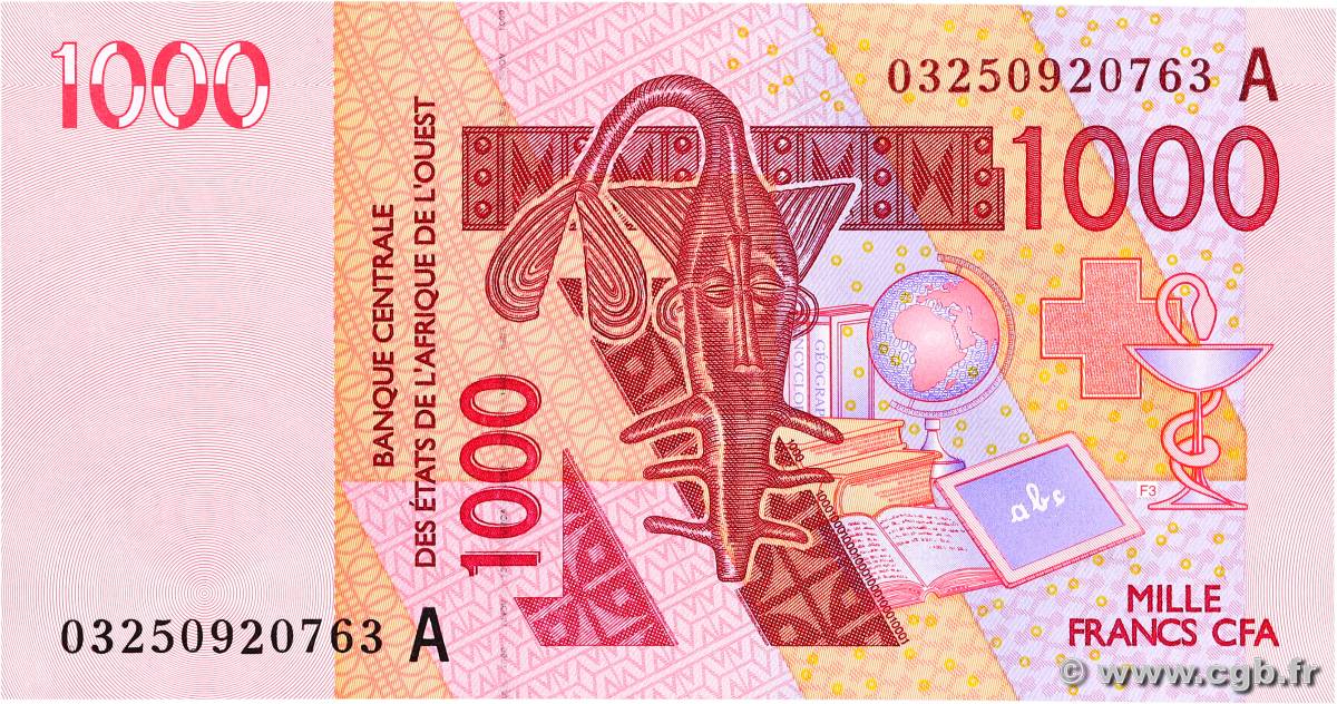 1000 Francs ÉTATS DE L AFRIQUE DE L OUEST  2003 P.115Aa NEUF