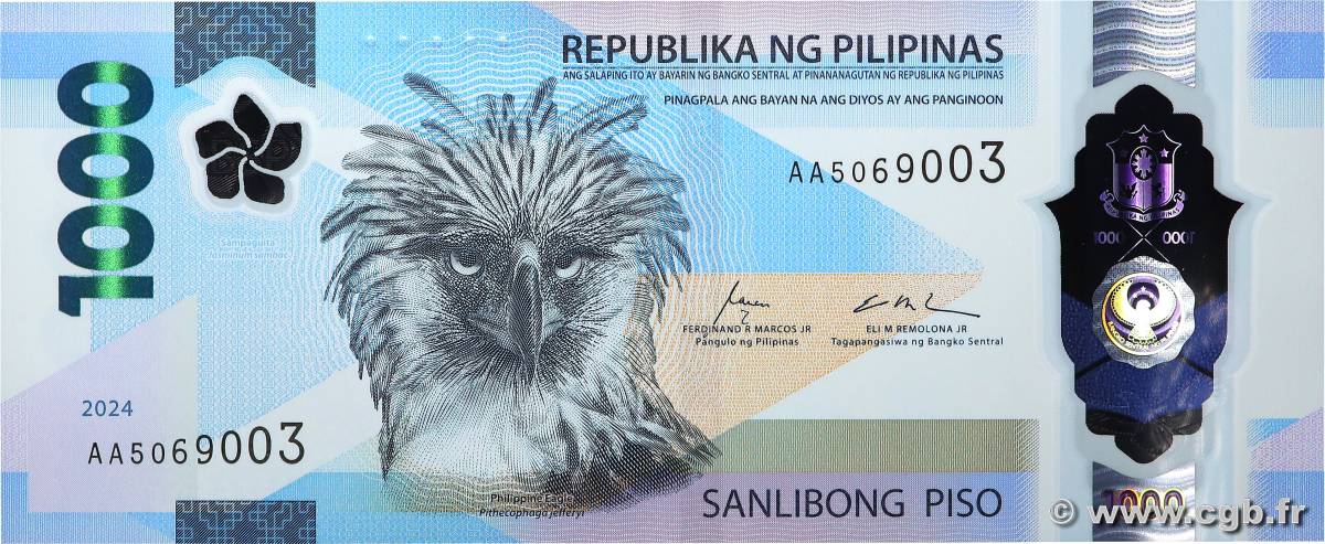 1000 Pesos PHILIPPINEN  2024 P.241 ST