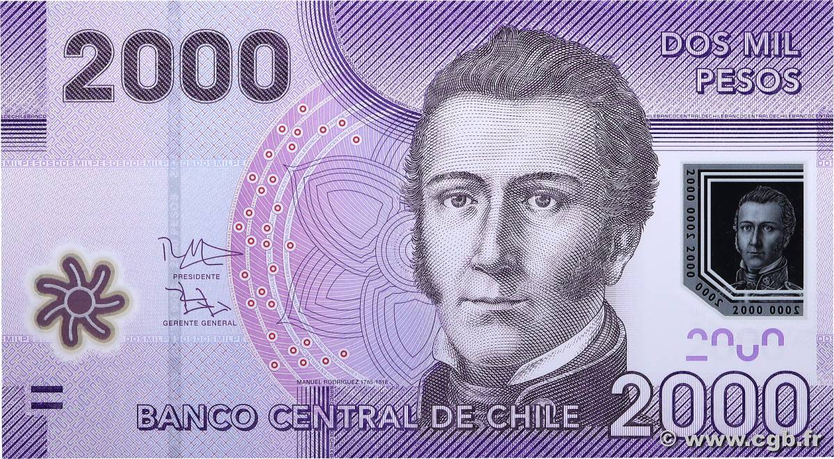 2000 Pesos CHILE
  2016 P.162f FDC