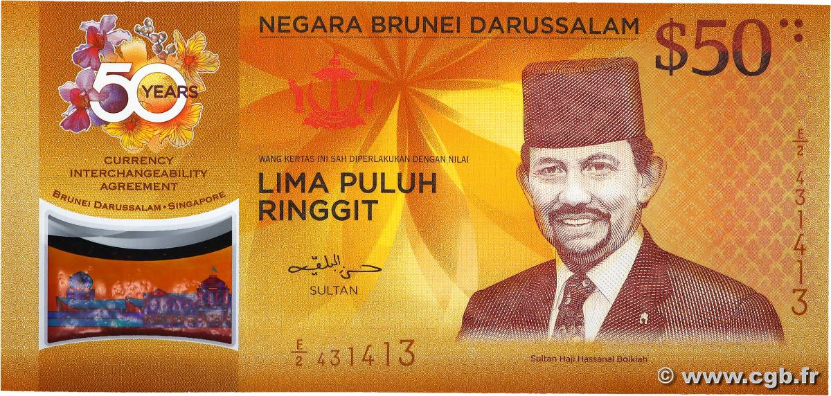 50 Ringgit BRUNEI  2017 P.New ST