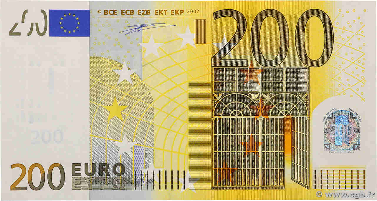 200 Euro EUROPA  2002 P.06u UNC