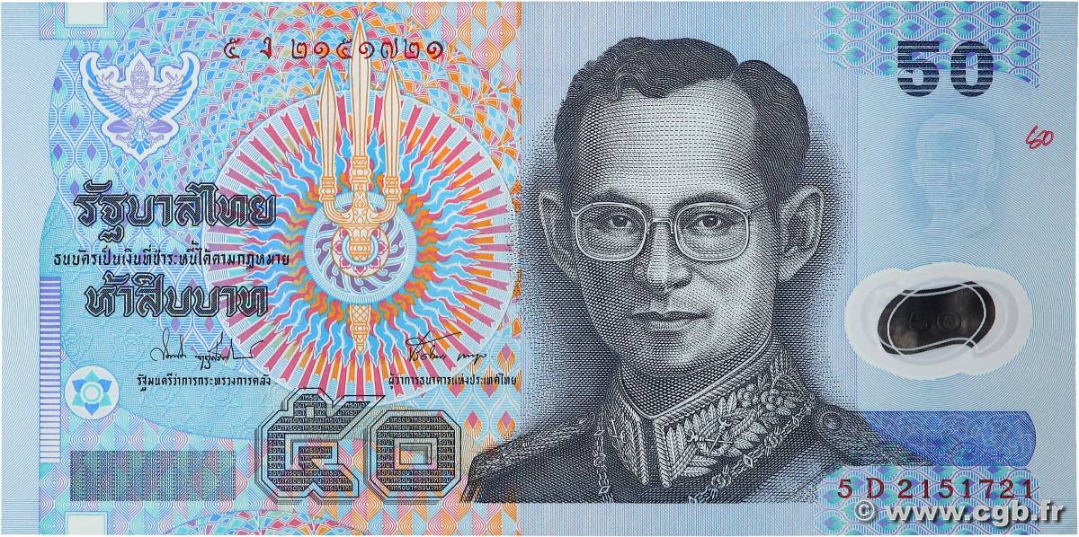 50 Baht THAÏLANDE  1997 P.102 SPL
