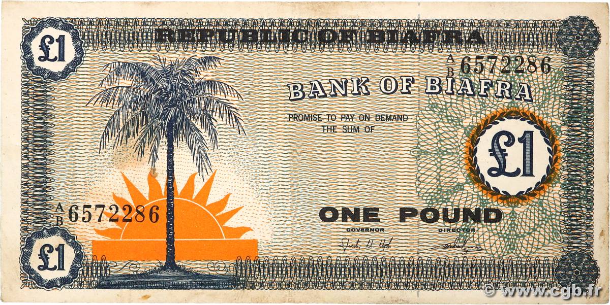 1 Pound BIAFRA  1967 P.02 fVZ