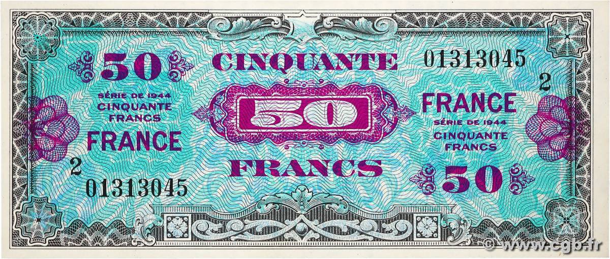 50 Francs FRANCE FRANCE  1945 VF.24.02 SPL