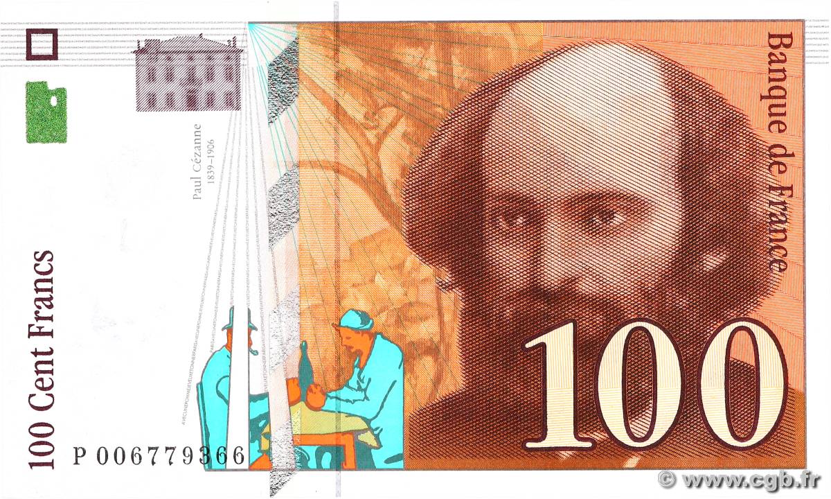 100 Francs CÉZANNE FRANKREICH  1997 F.74.01 ST