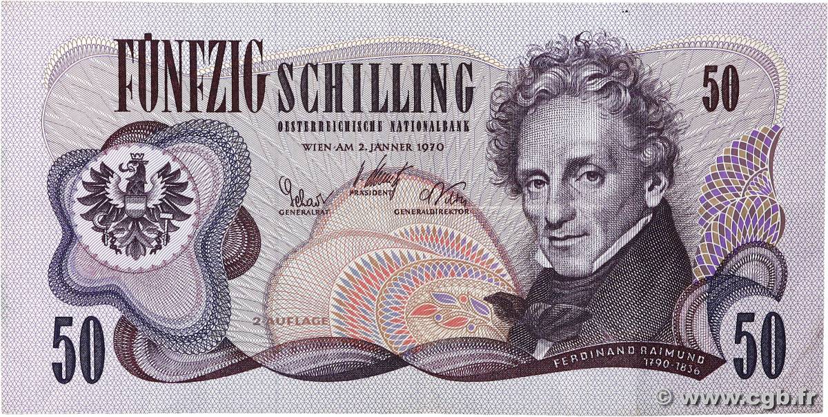 50 Schilling AUSTRIA  1970 P.143a VF+